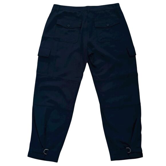 Theory Size 8 Hannon B Cargo Pants Navy Blue Missing Belt - Picture 2 of 5